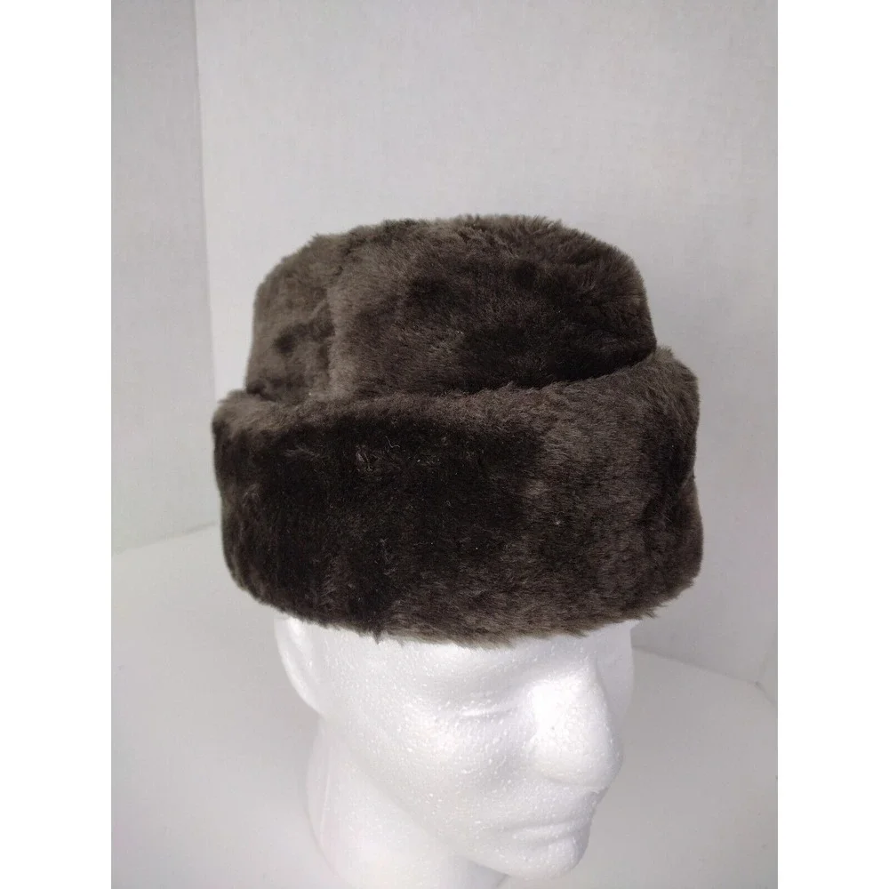 VTG United Hatters Cap Millinery Wkrs Int. Union Registered Men SM Faux Fur Hat